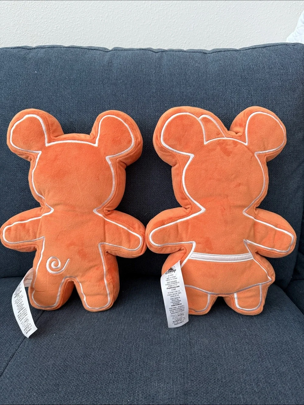 Disney Mickey & Minnie Gingerbread Pillows